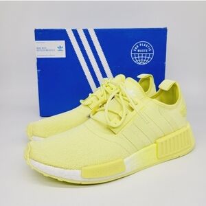 New Adidas Originals NMD_R1 Pulse Yellow Running Shoes Women's Size 8